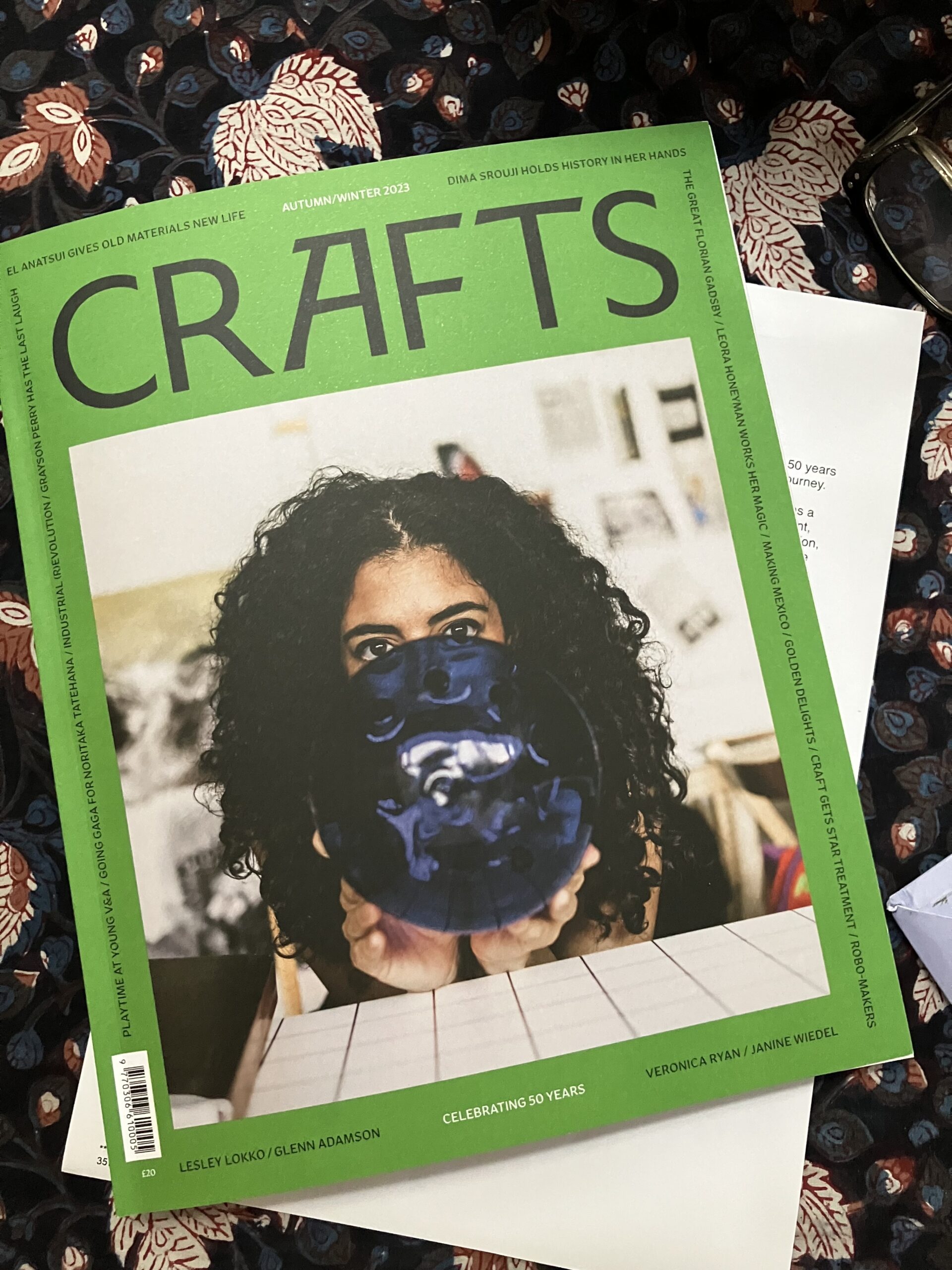 Cover of Crafts Autumn 2023